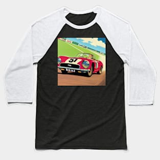 Vintage Classic F1 Formula One Car Poster Baseball T-Shirt